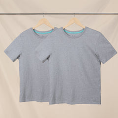 The Everyman™ Tee - Heather Grey 2 Pack | T-Shirt For Men 2 Pack ft. Super Stupid-Soft™ Fabric