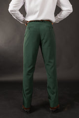 The Holiday Ham | Dark Green Holiday Placement Suit Pants