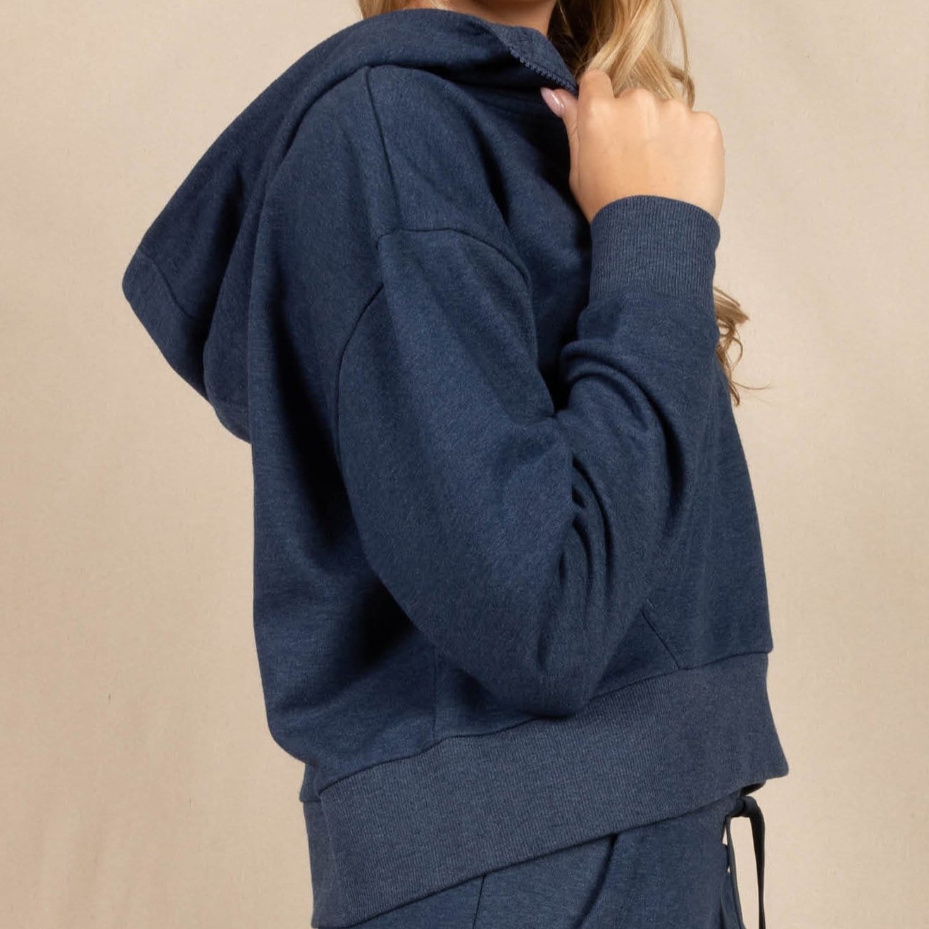 Grey and Navy | Goldilocks™ Women’s Half Zip Lounge Hoodie 2 Pack - Shinesty