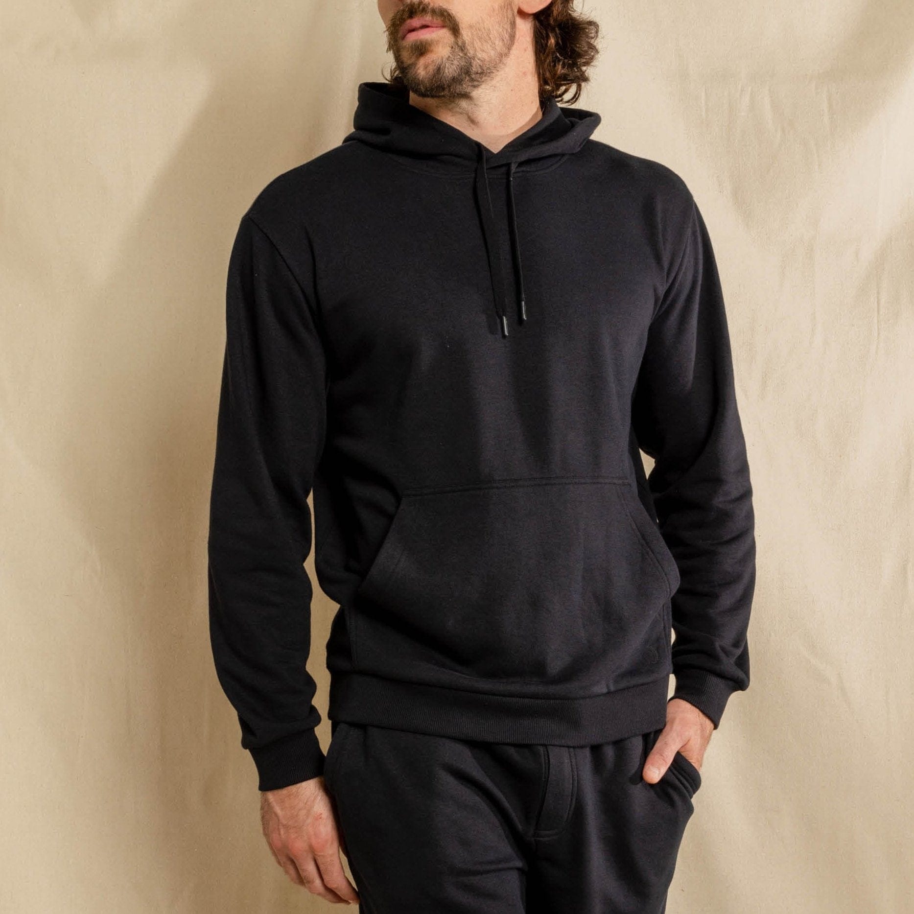 The Threat Level Midnight | Black Goldilocks™ Men’s Lounge Hoodie - Shinesty