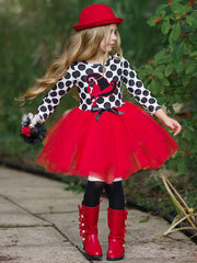 Be Witched Polka Dot Tutu Dress - Mia Belle Girls