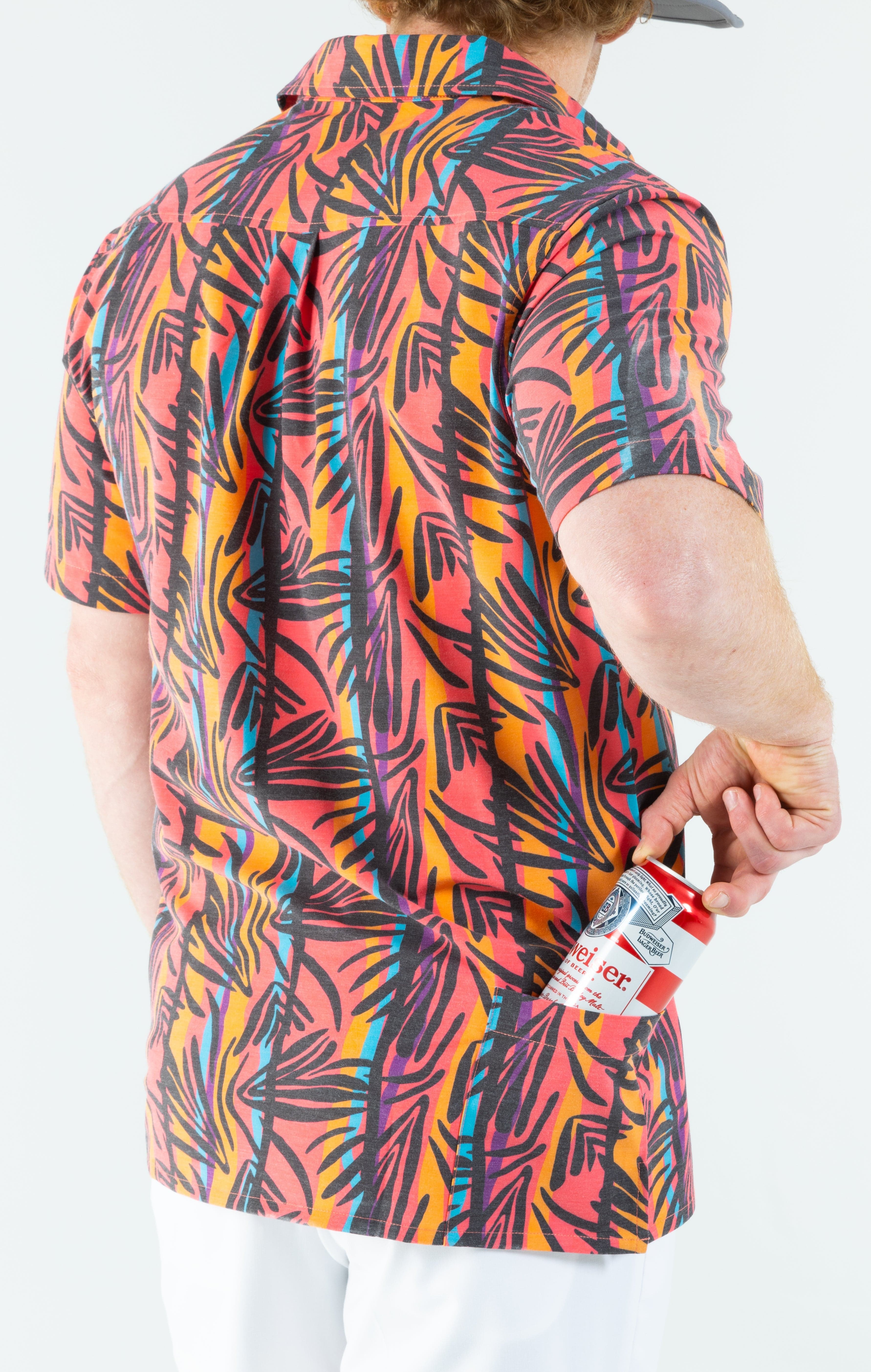 The Bay Breeze | Tropical Neon Hawaiian Shirt - Shinesty