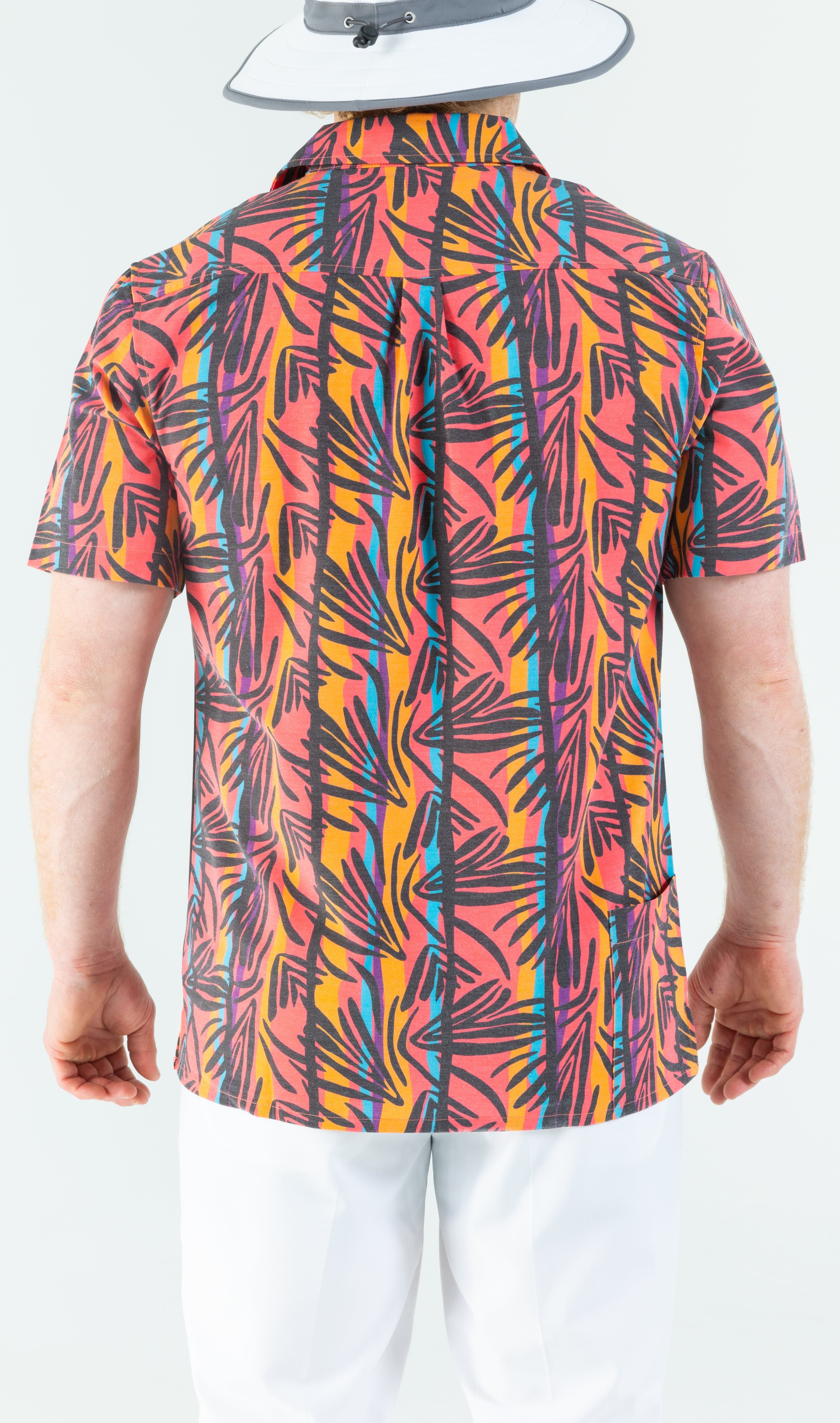 The Bay Breeze | Tropical Neon Hawaiian Shirt - Shinesty