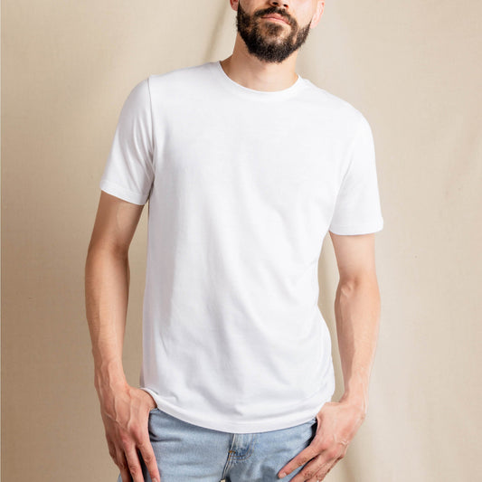 The Everyman™ Tee - White | Mens T Shirt ft. Super Stupid-Soft™ Fabric - Shinesty