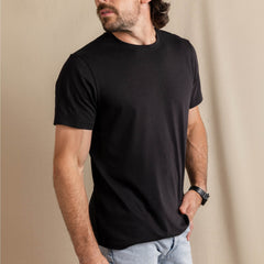 The Everyman™ Tee - Black | Tshirt For Men ft. Super Stupid-Soft™ Fabric - Shinesty