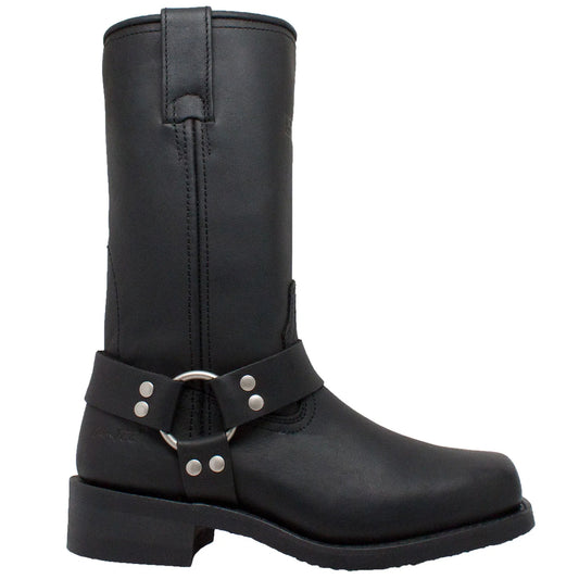 2442 Women's Harness Boot-Black Daniel Smart Manufacturing