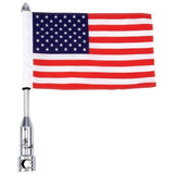 BKFLAGPL Motorcycle Flagpole Mount & USA Flag Daniel Smart Manufacturing