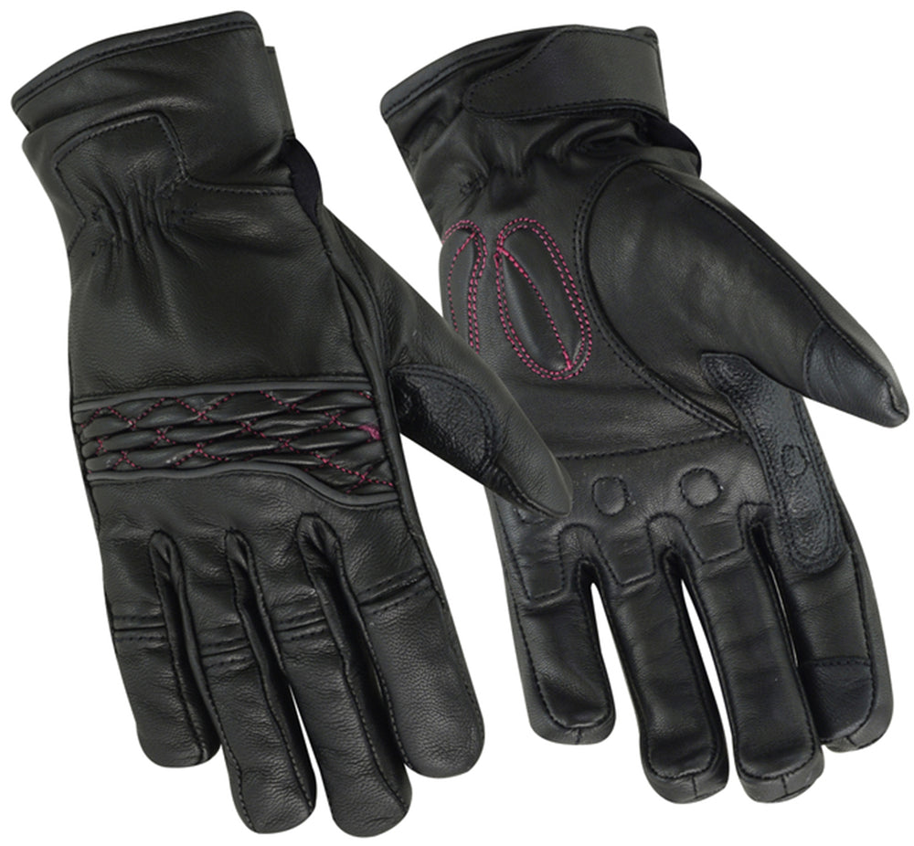 DS81 Women's Cruiser Glove (Black/Pink) Daniel Smart Manufacturing