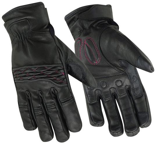 DS81 Women's Cruiser Glove (Black/Pink) Daniel Smart Manufacturing