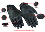 DS56 Heavy Duty Leather Sporty Glove Daniel Smart Manufacturing