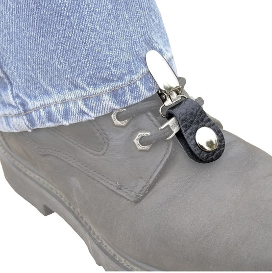 J122-11 Boot Clips Skull Daniel Smart Manufacturing