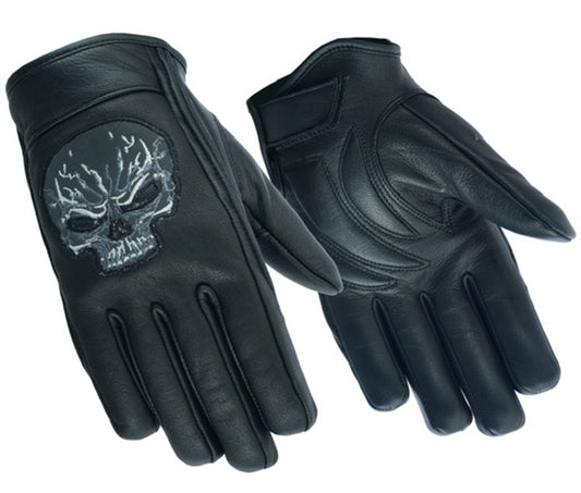 DS47 Reflective Skull Short Glove Daniel Smart Manufacturing