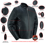 DS738 Men's Classic Scooter Jacket Daniel Smart Manufacturing