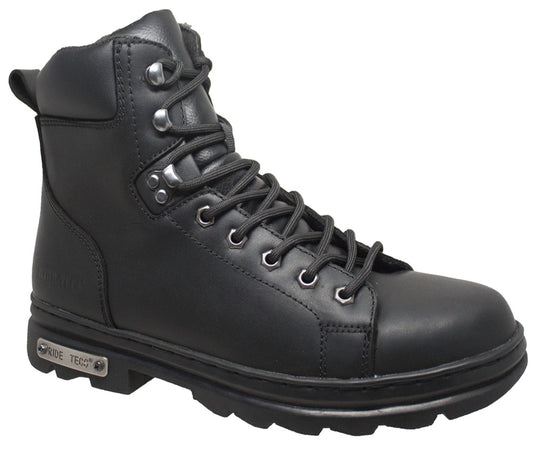 9807M Men's 6" Zipper Lace Biker Boot Daniel Smart Manufacturing