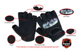 DS19 Sporty Mesh Fingerless Glove Daniel Smart Manufacturing