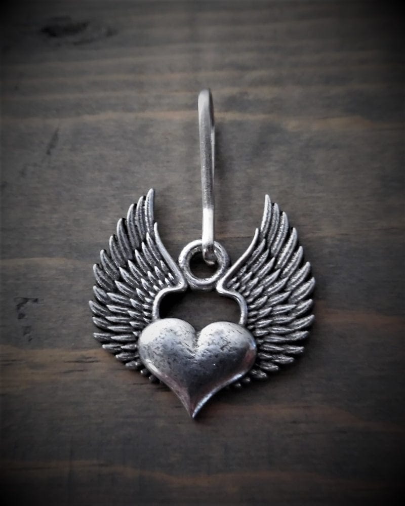 BZP-31 Heart Wing Zipper Pull - Daniel Smart Manufacturing