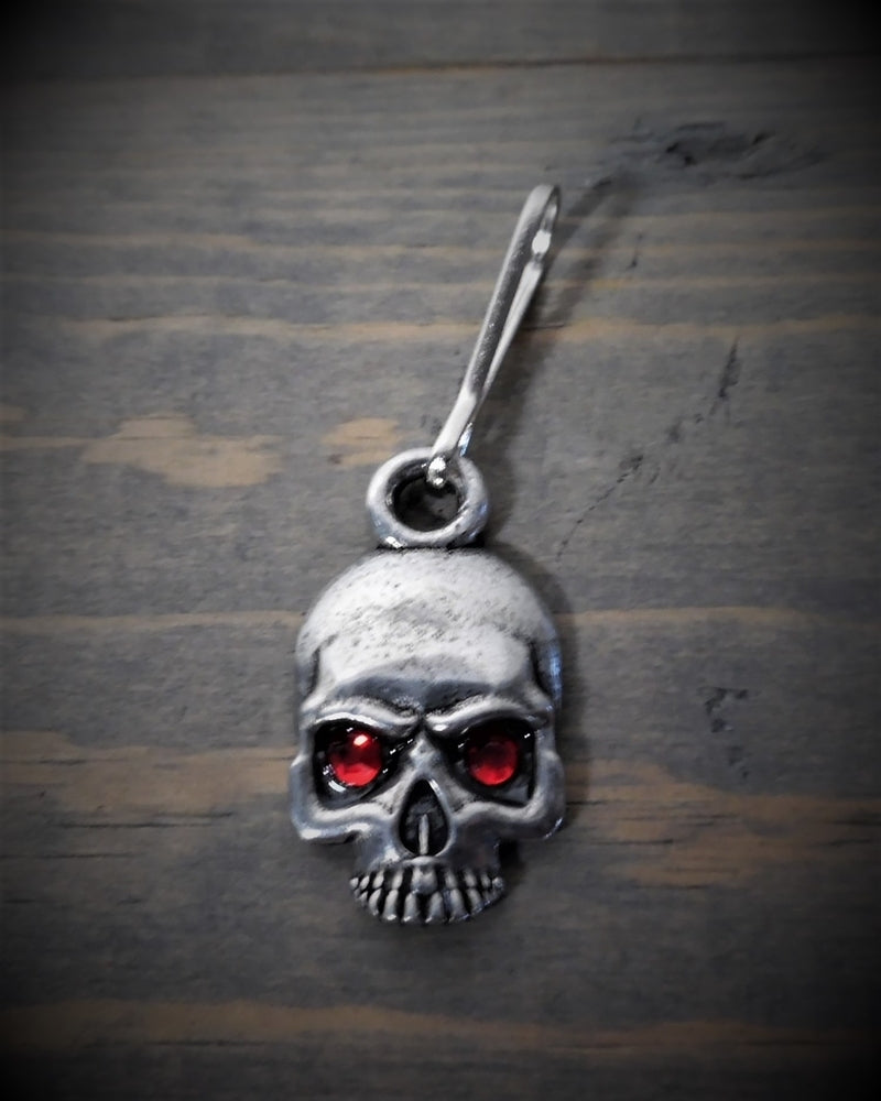 BZP-36 Skull Diamond Zipper Pull Daniel Smart Manufacturing