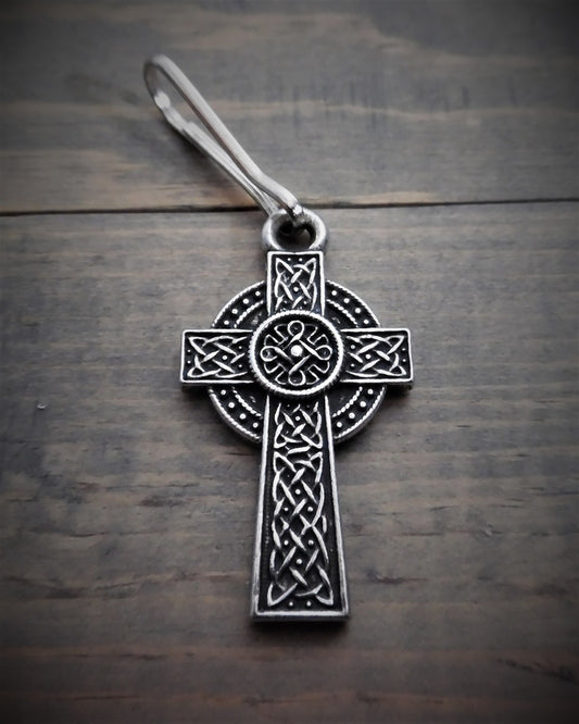 BZP-21 Celtic Cross Zipper Pull Daniel Smart Manufacturing