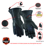 DS70 Women's Feature-Packed Deer Skin Insulated Cruiser Glove Daniel Smart Manufacturing