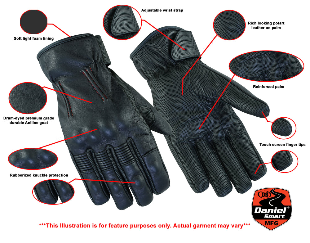 DS94 Men's Feature-Packed Rakish Glove Daniel Smart Manufacturing