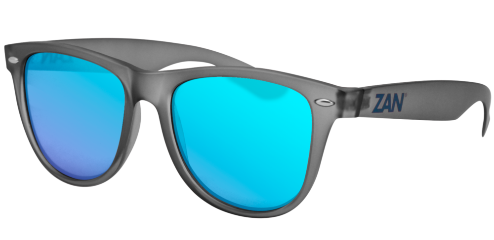 EZMT03 Minty Matte Gray Frame, Smoked Blue Mirror Lens Daniel Smart Manufacturing