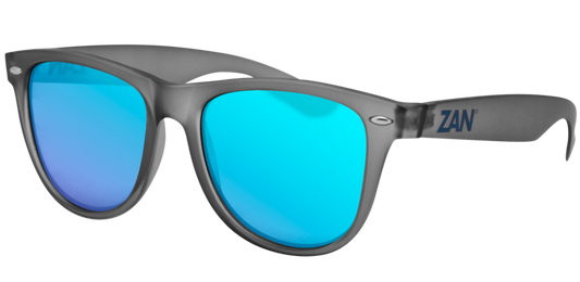 EZMT03 Minty Matte Gray Frame, Smoked Blue Mirror Lens Daniel Smart Manufacturing