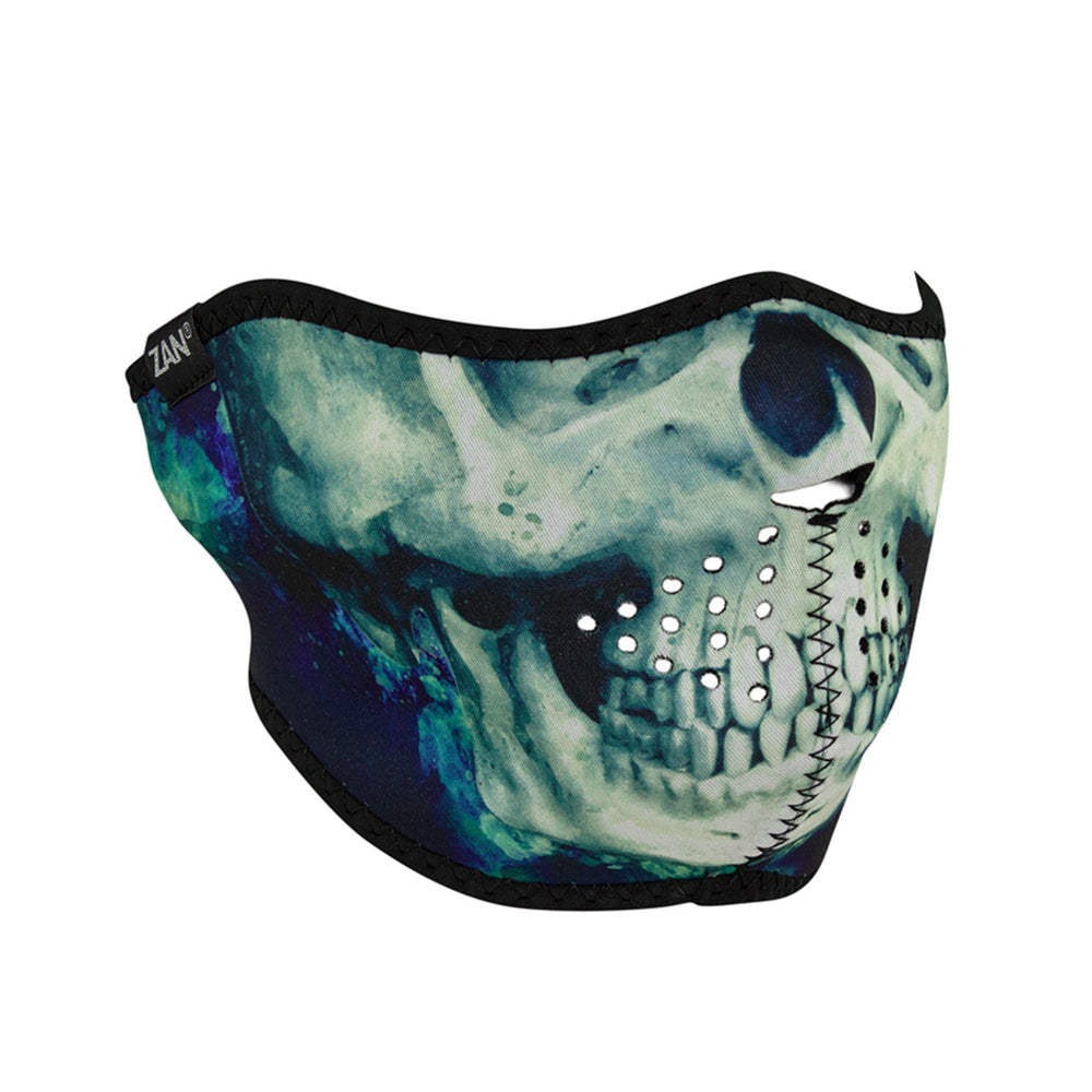 WNFM414H Neoprene Half Face Mask, Paint Skull Daniel Smart Manufacturing