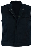 DM987 Women's Advance Black Construction Denim Vest Daniel Smart Manufacturing