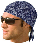 HW2687 Headwrap Paisley Navy Daniel Smart Manufacturing