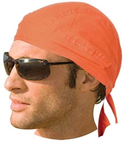 HW2680 Headwrap Solid Orange Daniel Smart Manufacturing