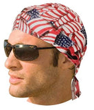 HW2672 Headwrap Tossed American Flag Daniel Smart Manufacturing