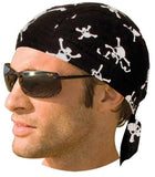 HW2675 Headwrap White Crossbones Daniel Smart Manufacturing