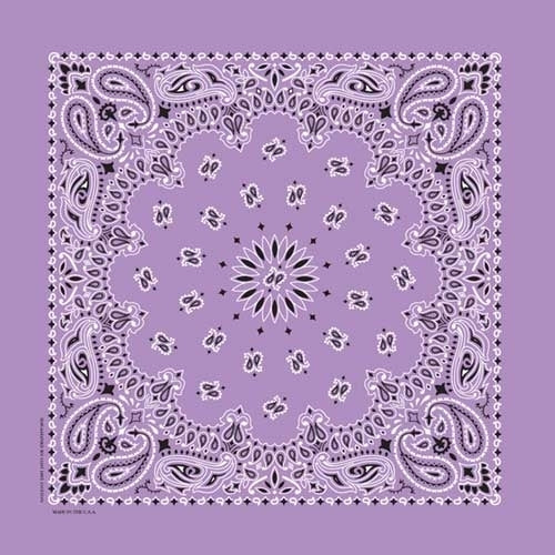 NT4405 Bandana Paisley Lavender Daniel Smart Manufacturing