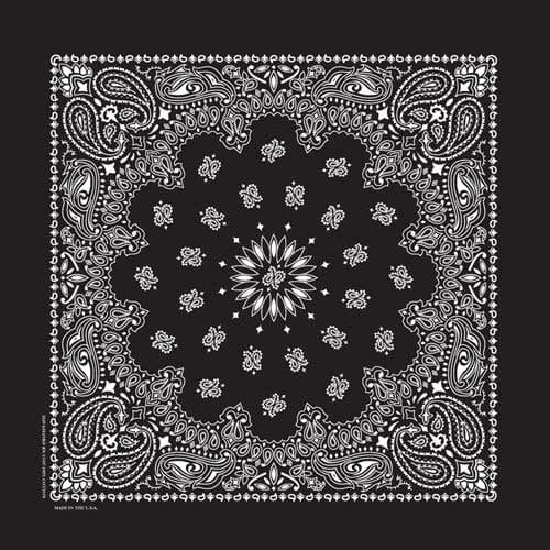 NT4407 Bandana Paisley Black - Daniel Smart Manufacturing