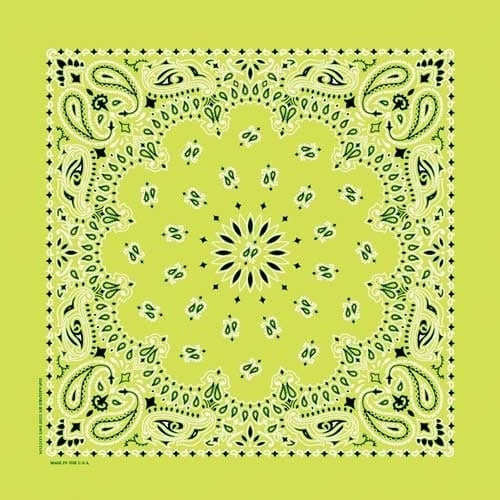 NT4410 Bandana Paisley Lime - Daniel Smart Manufacturing