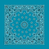 NT4412 Bandana Paisley Turquoise Daniel Smart Manufacturing