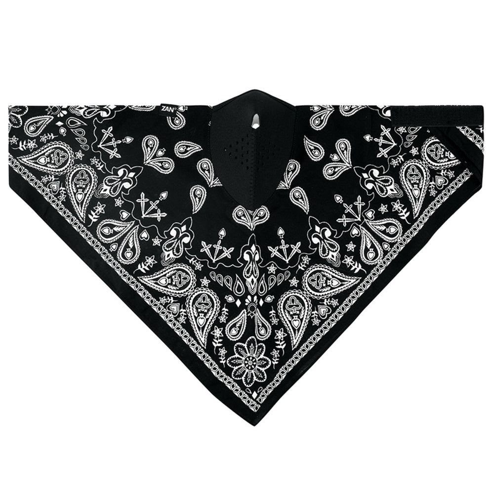 WNEO101 NEODANNA Mask- Cotton/Neoprene- Black Paisley Daniel Smart Manufacturing