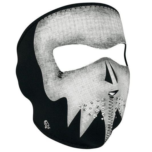 WNFM081G ZAN® Full Mask- Neoprene- Gray Skull, Glow in the Dark Daniel Smart Manufacturing