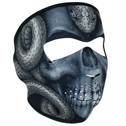 WNFM415 ZAN® Full Mask- Neoprene- Snake Skull Daniel Smart Manufacturing