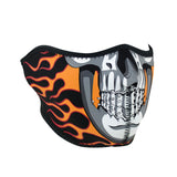 WNFM061H ZAN® Half Mask- Neoprene- Burning Skull Daniel Smart Manufacturing