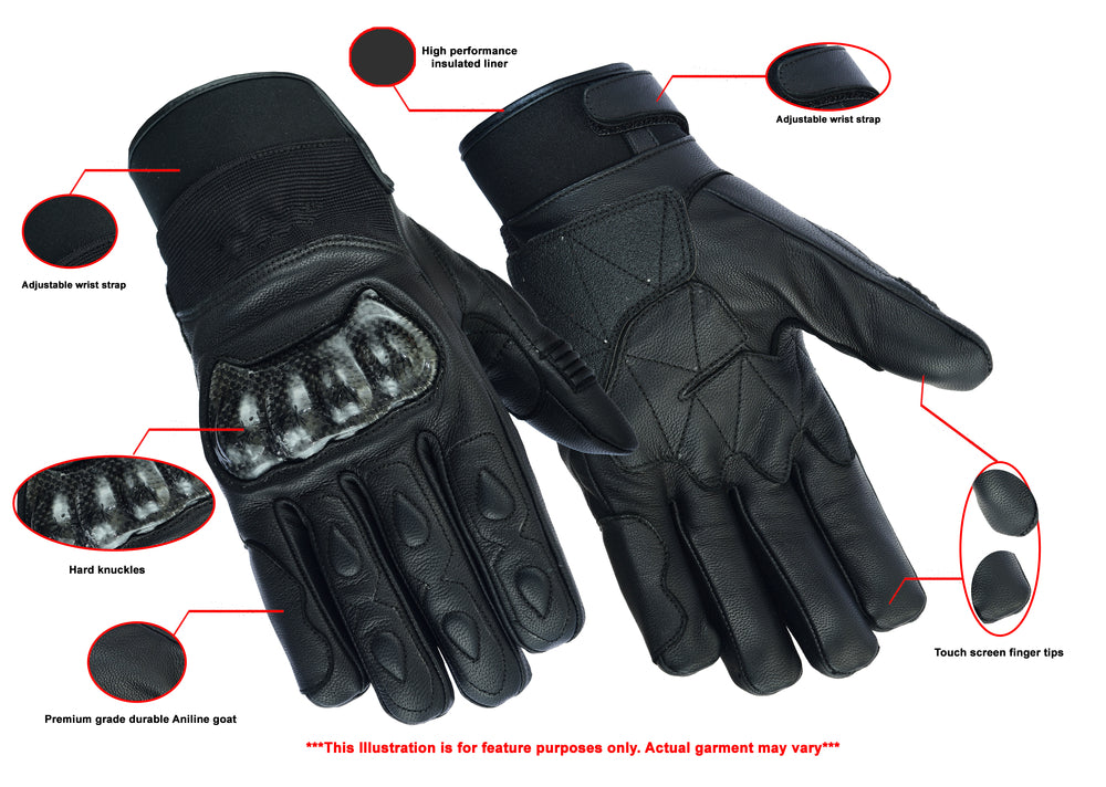 DS2492 Leather/Textile Performance Glove Daniel Smart Manufacturing