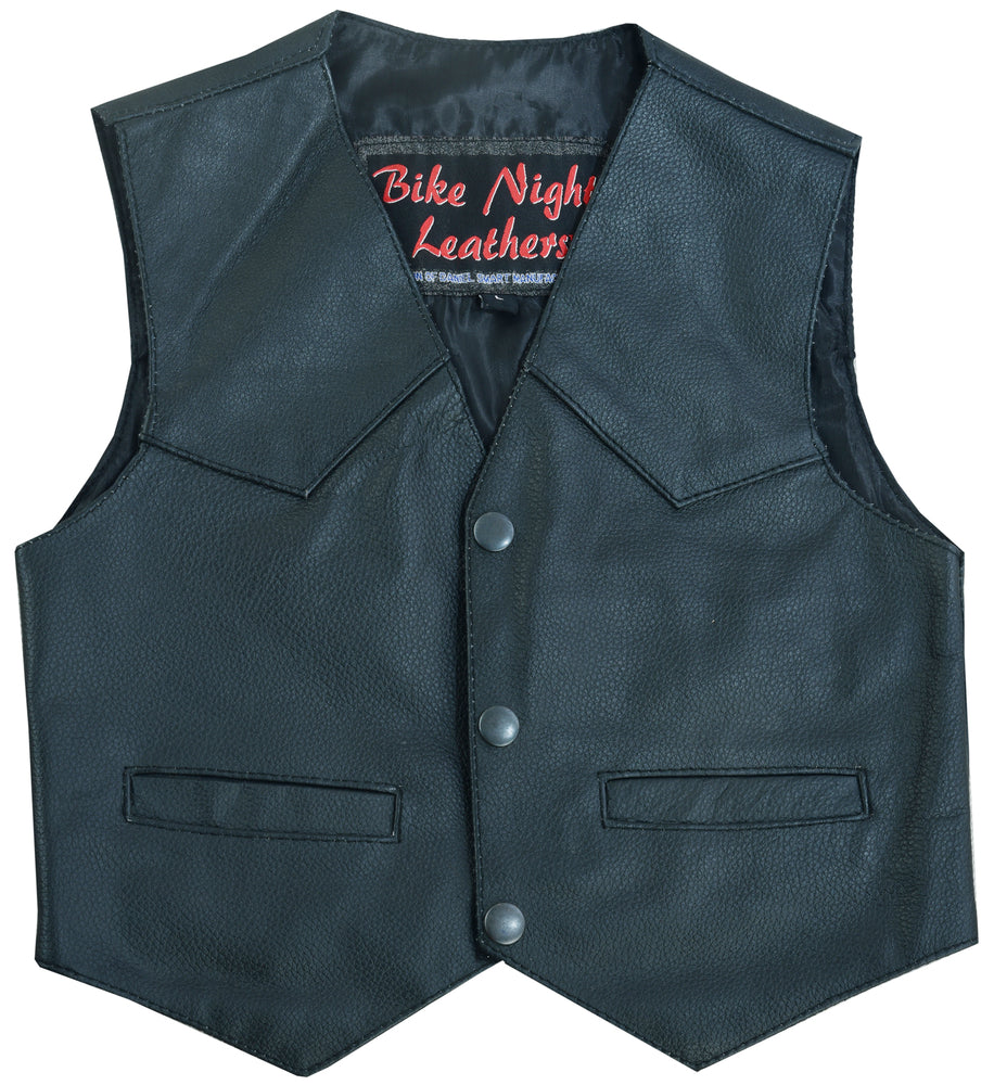 DS1744 Toddler Traditional Style Plain Side Vest Daniel Smart Manufacturing