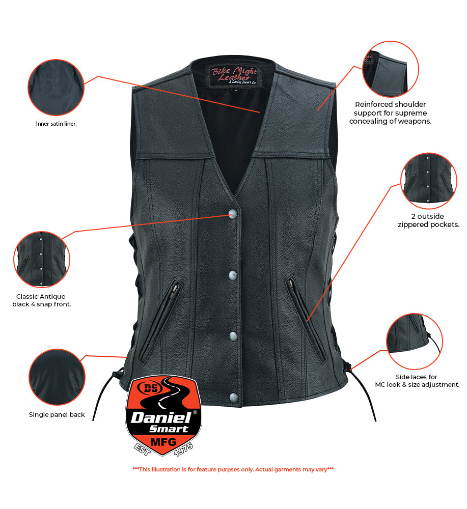 DS203 Her Miles Single Panel Concealment Vest Daniel Smart Manufacturing