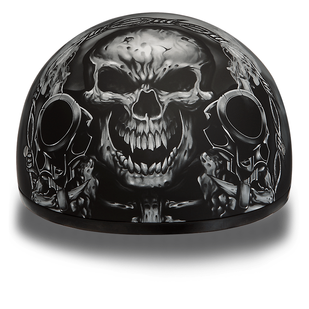 D6-G D.O.T. DAYTONA SKULL CAP - W/ GUNS - Daniel Smart Manufacturing