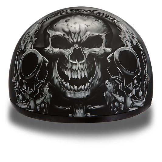 D6-G D.O.T. DAYTONA SKULL CAP - W/ GUNS Daniel Smart Manufacturing