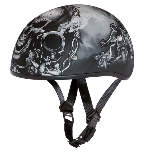 D6-G D.O.T. DAYTONA SKULL CAP - W/ GUNS Daniel Smart Manufacturing