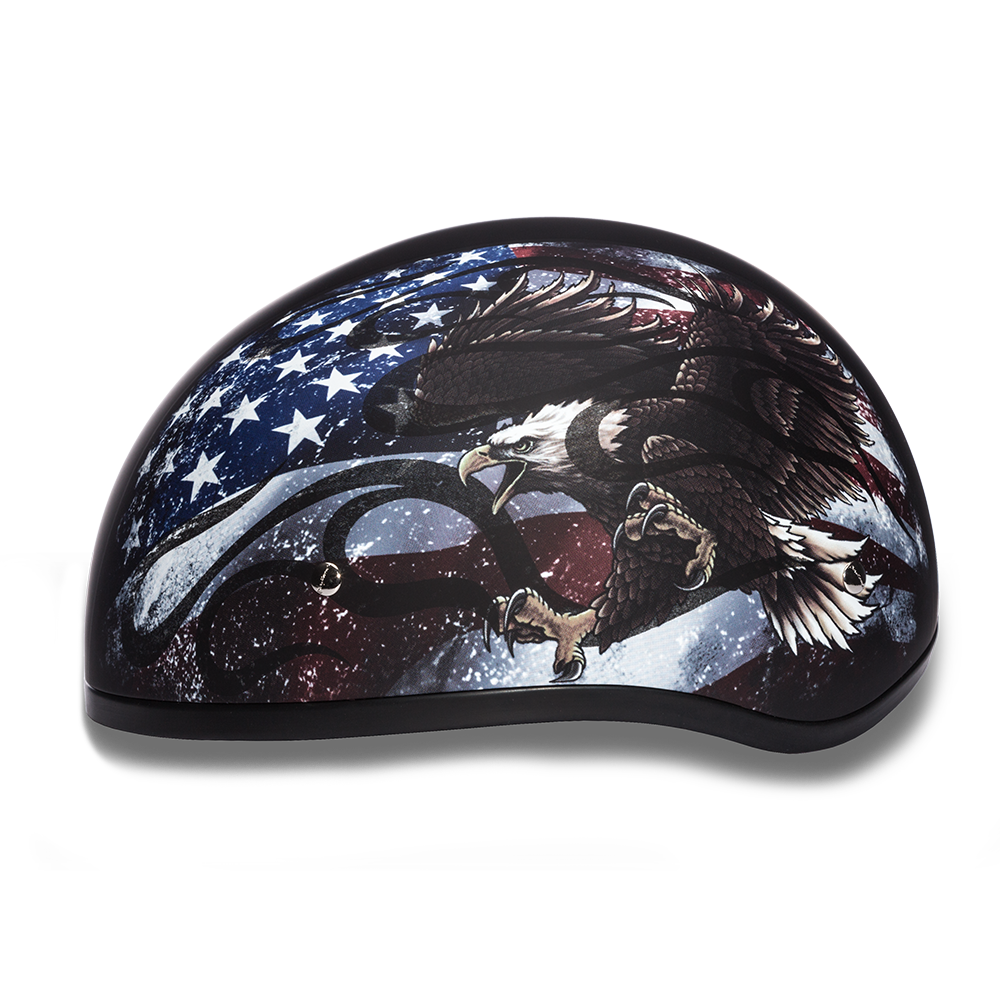 D6-USA D.O.T. DAYTONA SKULL CAP - W/ USA Daniel Smart Manufacturing