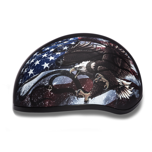 D6-USA D.O.T. DAYTONA SKULL CAP - W/ USA Daniel Smart Manufacturing