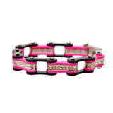 VJ1119 Two Tone Black/Pink W/White Crystal Centers Daniel Smart Manufacturing