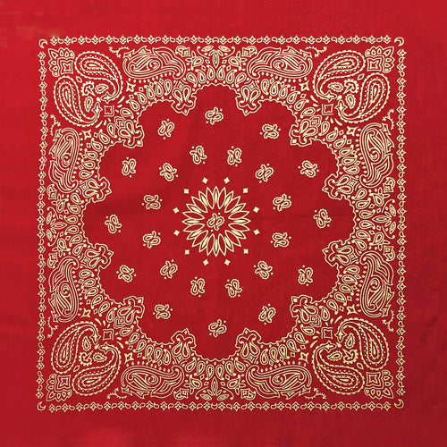 BD2519 Red Metalic Paisley Daniel Smart Manufacturing